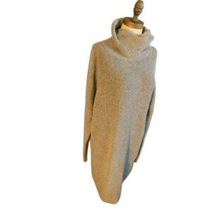 Nordstrom Abound Size XL Gray STRETCH Knit Sweater Style Dress NWT